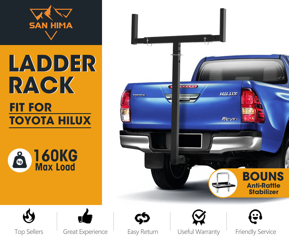 SAN HIMA Tow Bar Ladder Rack for Toyota Hilux