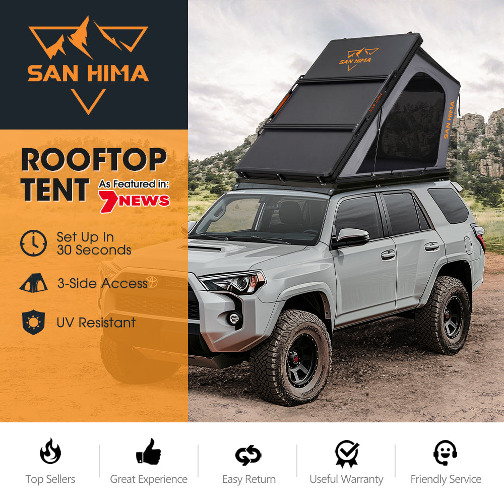 San Hima Kalbarri Gen 2 Roof Top Tent Hardshell With Ladder Camping 4x4 4WD