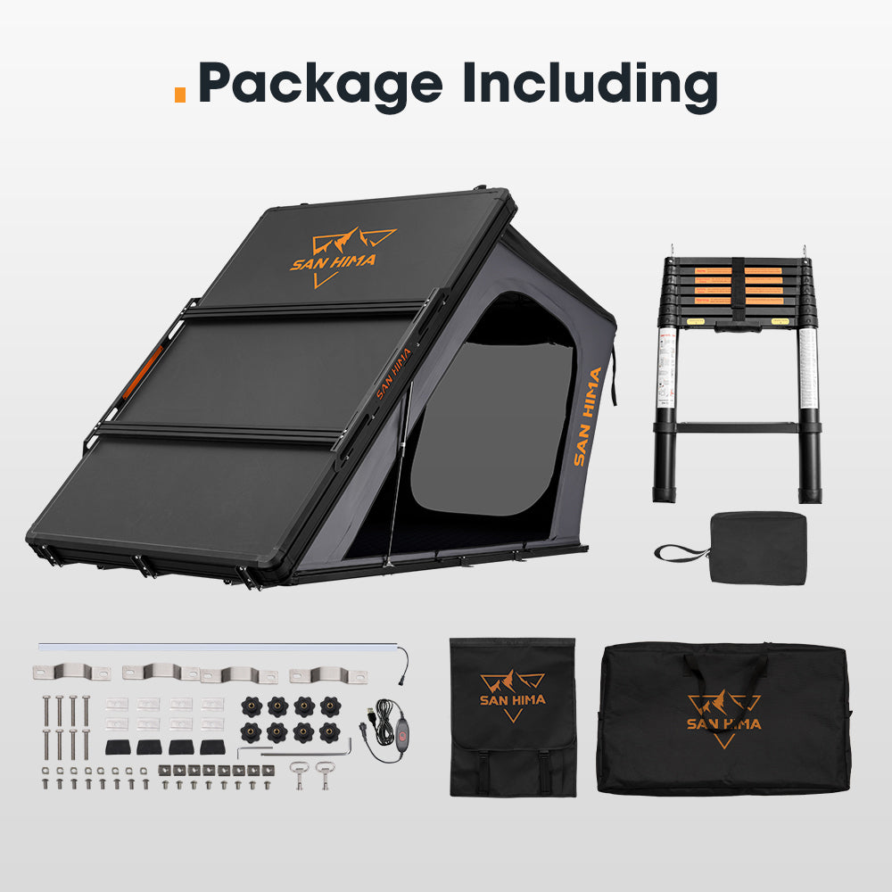 San Hima Kalbarri Gen 2 Roof Top Tent Hardshell With Ladder Camping 4x4 4WD