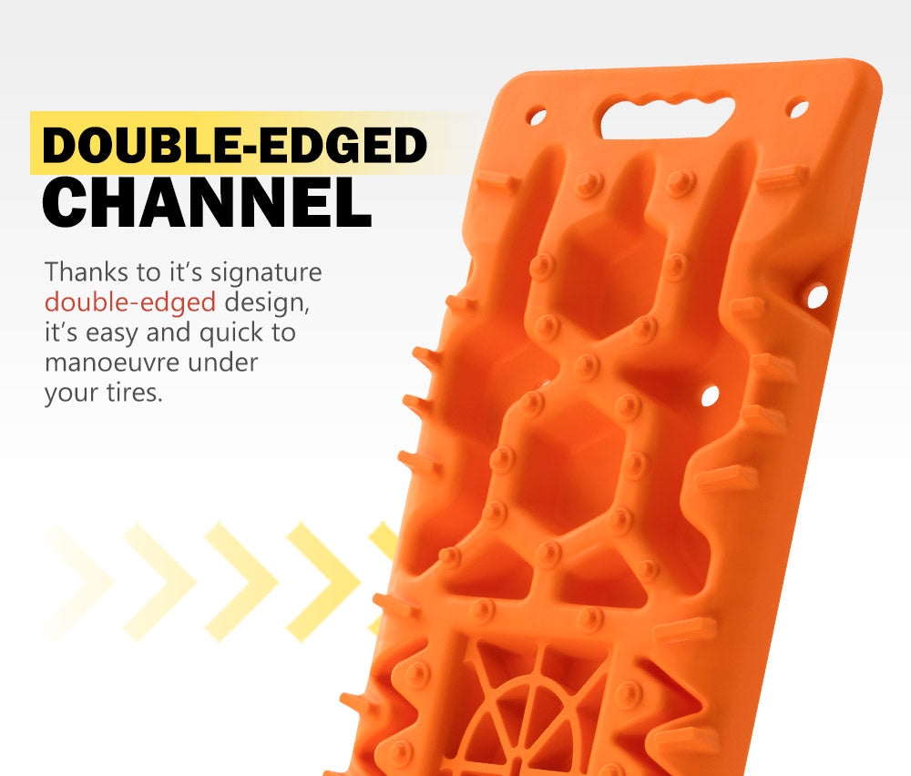 Recovery Tracks Sand Track 10T Vehicle Sand Snow Mud 4WD Orange