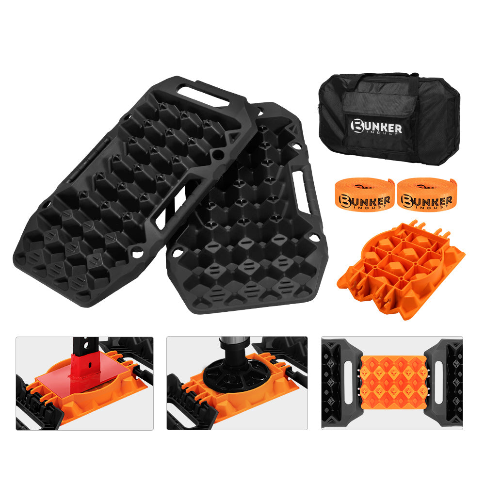BUNKER INDUST Recovery Tracks Sand Track Black 15T 4WD Car Accessories 4x4