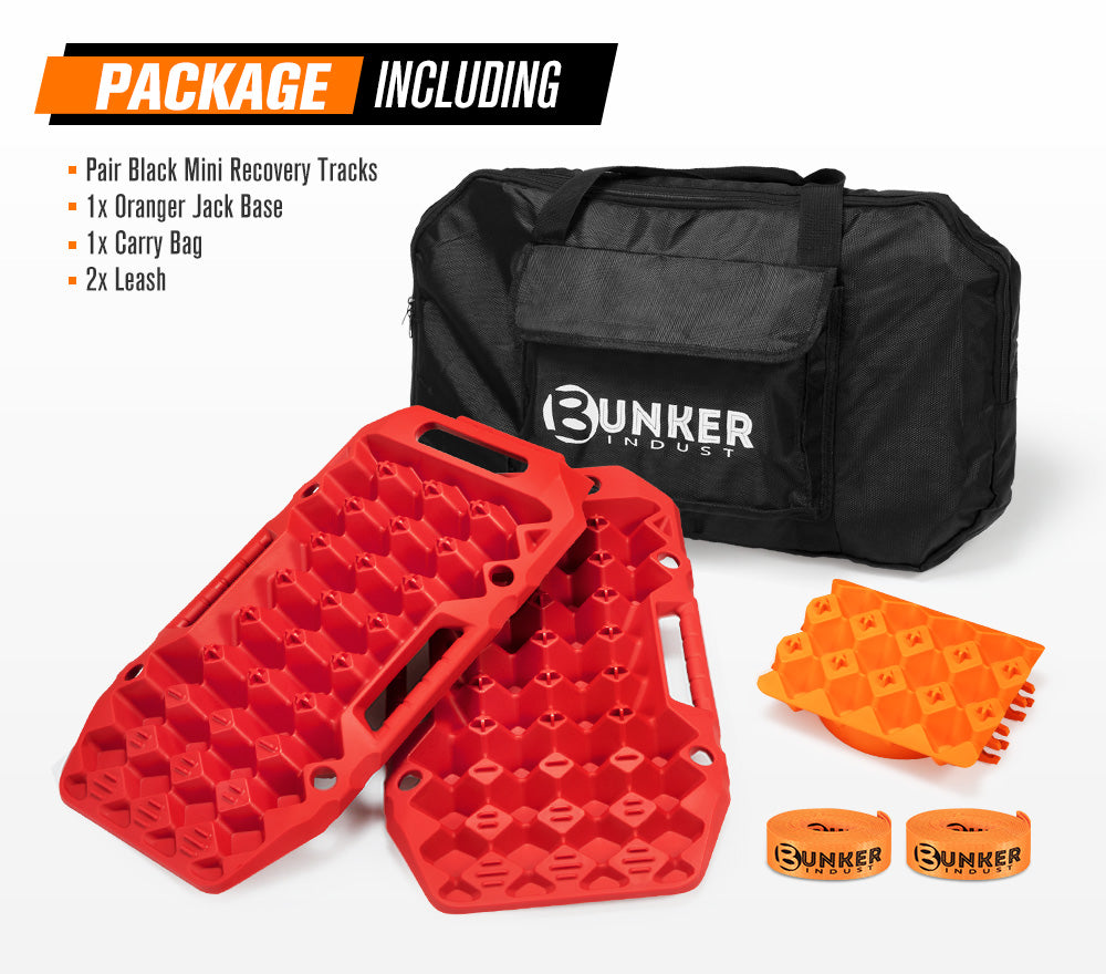 Bunker Indust Recovery Tracks Board MINI-PRO 15T Sand Tracks Mud 4WD Car Accessories 4x4