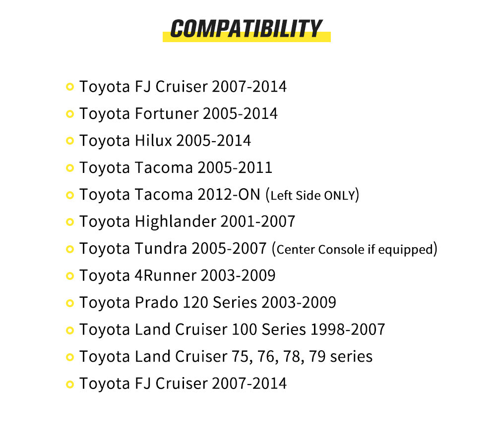 LIGHTFOX Winch Power Push Rocker Switch for TOYOTA Hilux Landcruiser OEM