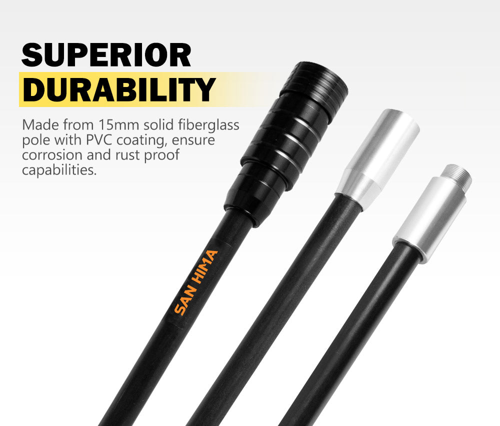 SAN HIMA 3x1M Recovery Sand Flag Safety Flag Simpson Desert Quick Connector Base