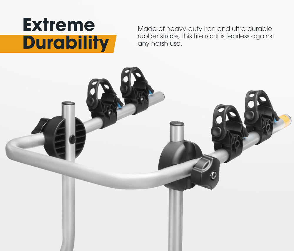 SAN HIMA 2 Bicycle Bike Carrier Spare Tire Rack Foldable