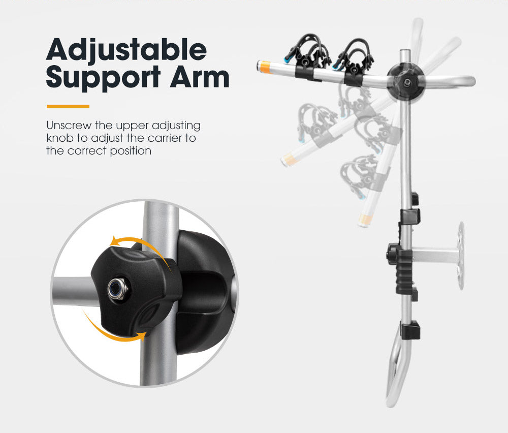 SAN HIMA 2 Bicycle Bike Carrier Spare Tire Rack Foldable