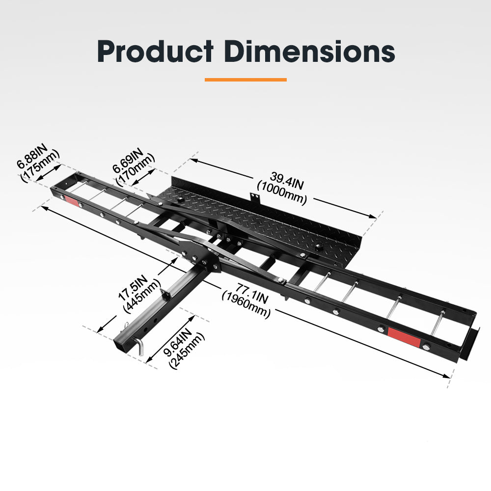 SAN HIMA Steel Motorcycle Motorbike Carrier