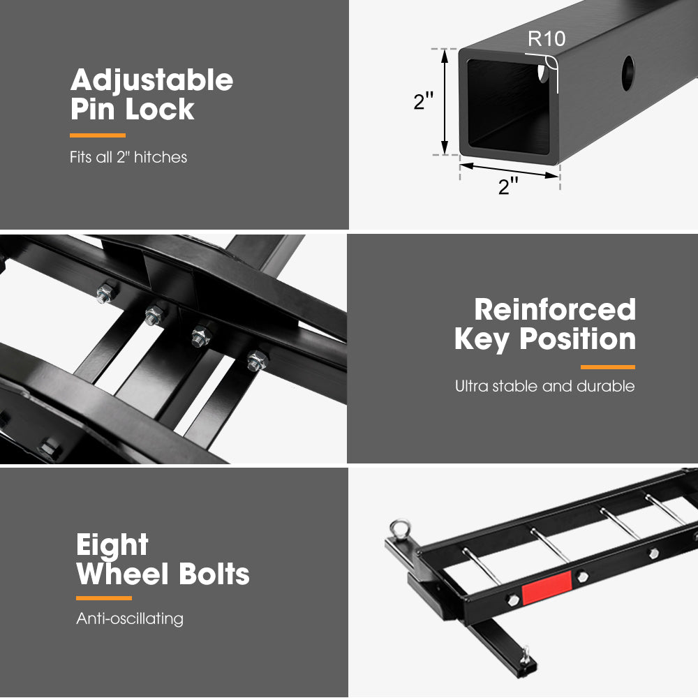SAN HIMA 2 Arms Steel Motorcycle Motorbike Carrier