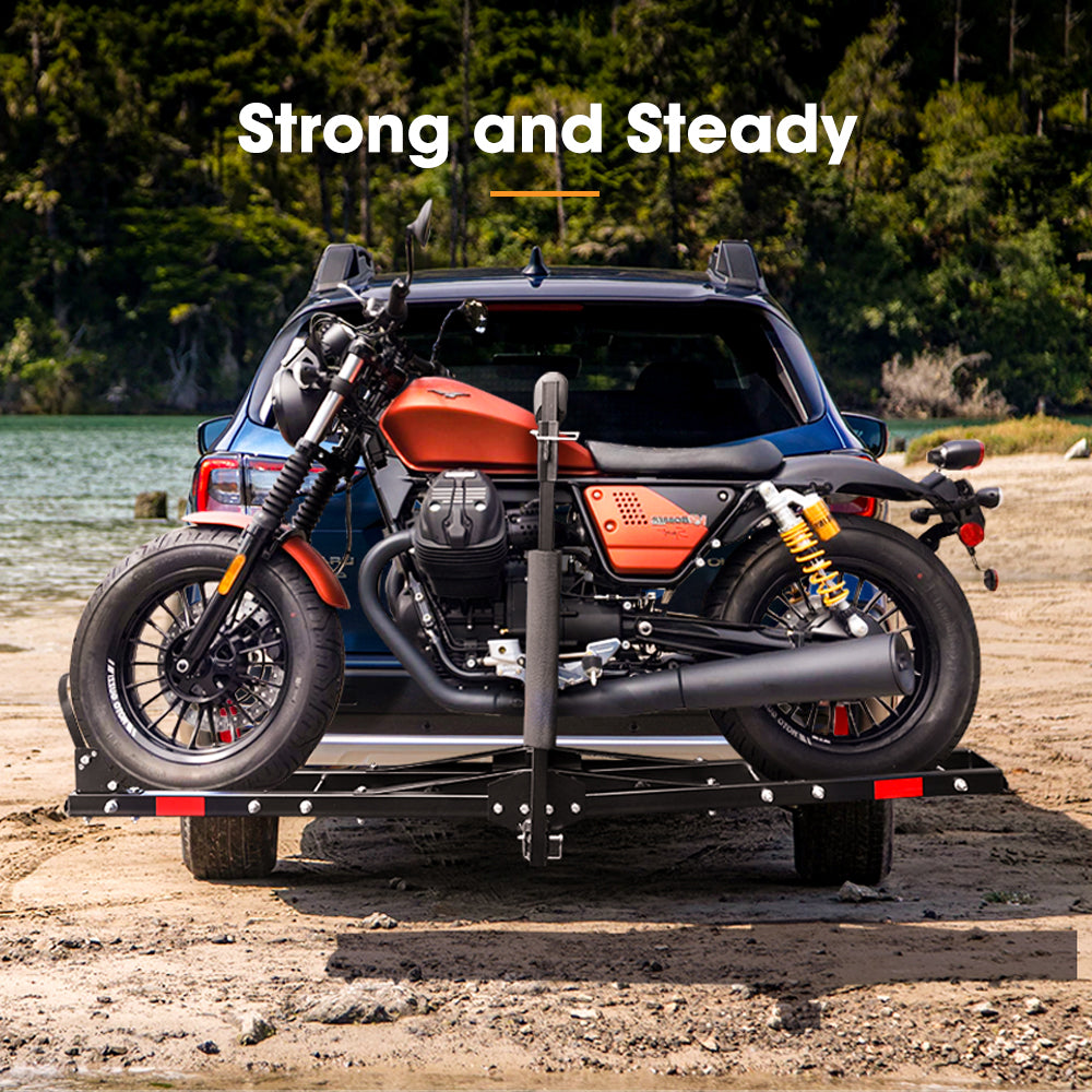SAN HIMA Steel Motorcycle Motorbike Carrier 2" Towbar