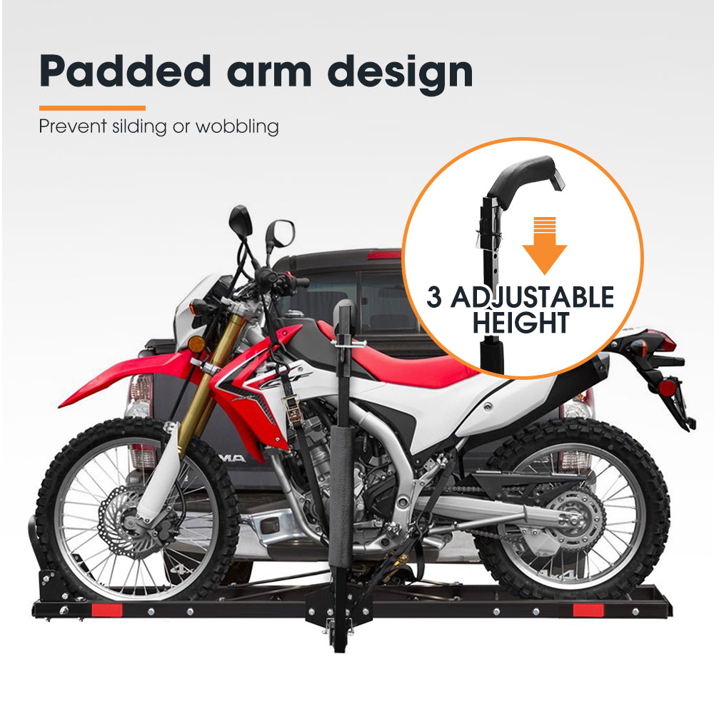 SAN HIMA Steel Motorcycle Motorbike Carrier 2" Towbar