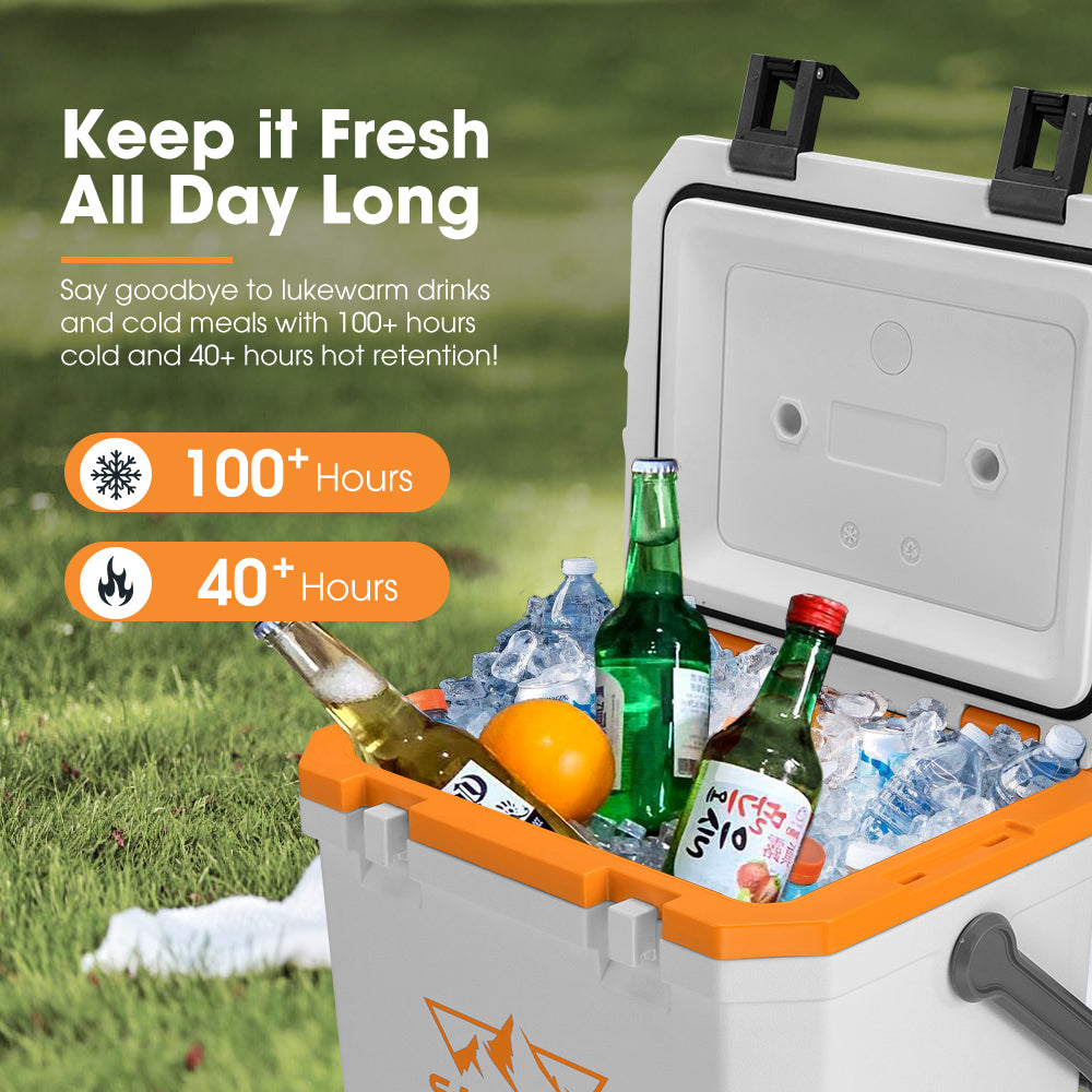 San Hima 24L Cooler Ice Box Portable For Camping BBQ Picnic Heat Retention