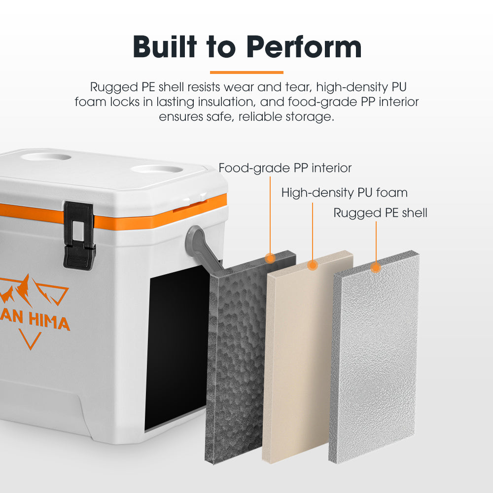 San Hima 24L Cooler Ice Box Portable For Camping BBQ Picnic Heat Retention