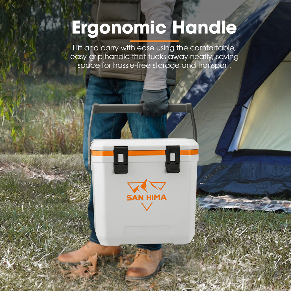 San Hima 24L Cooler Ice Box Portable For Camping BBQ Picnic Heat Retention