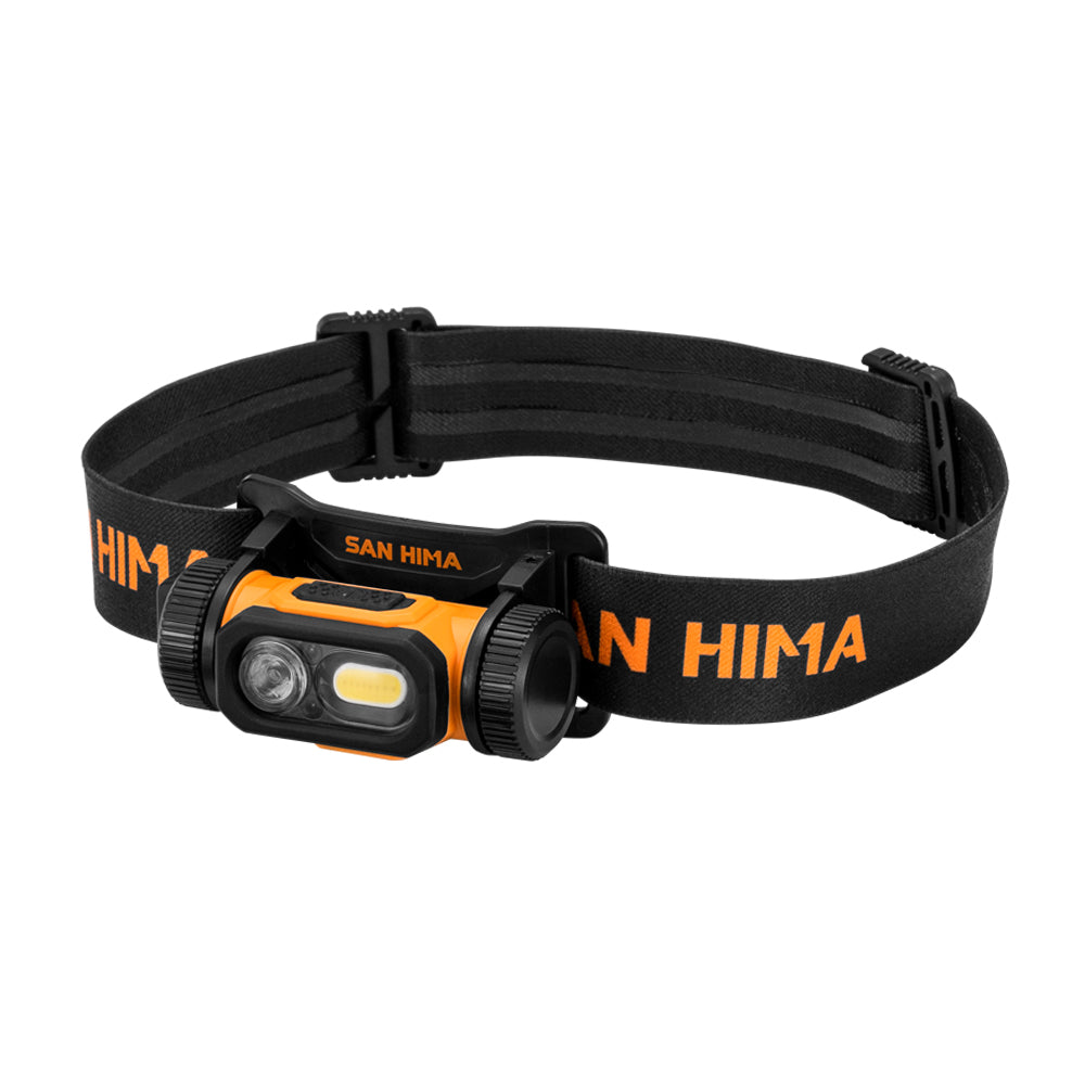 San Hima COB LED Head Torch Headlight Camping Rechargeable Headlamp Waterproof