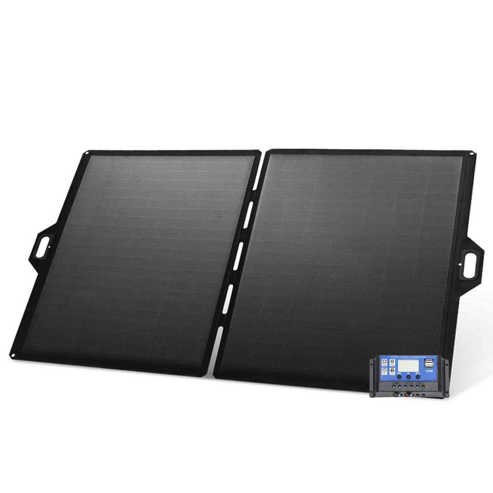 12V Folding Solar Panel Kit Mono Blanket 120W 160W 200W 250W Caravan Boat Camping