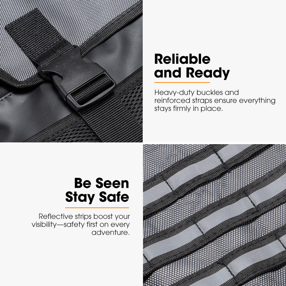 San Hima 100L Spare Wheel Bin & Accessory Bag Recovery Storage Bag 4x4 4WD