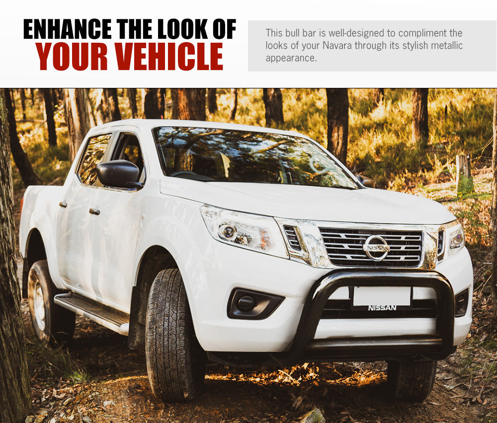 SAN HIMA Steel Nudge Bar For Nissan Navara NP300 2015-2020