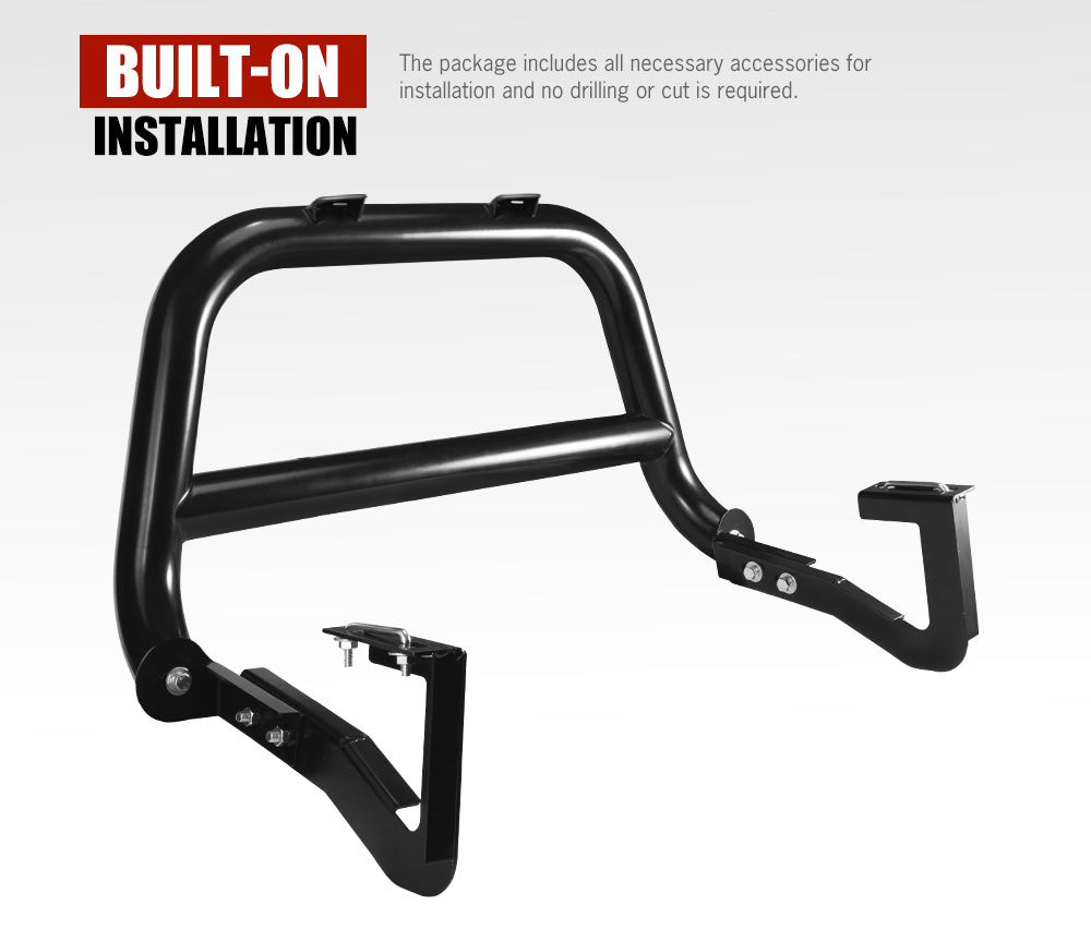 SAN HIMA Steel Nudge Bar For Nissan Navara NP300 2015-2020