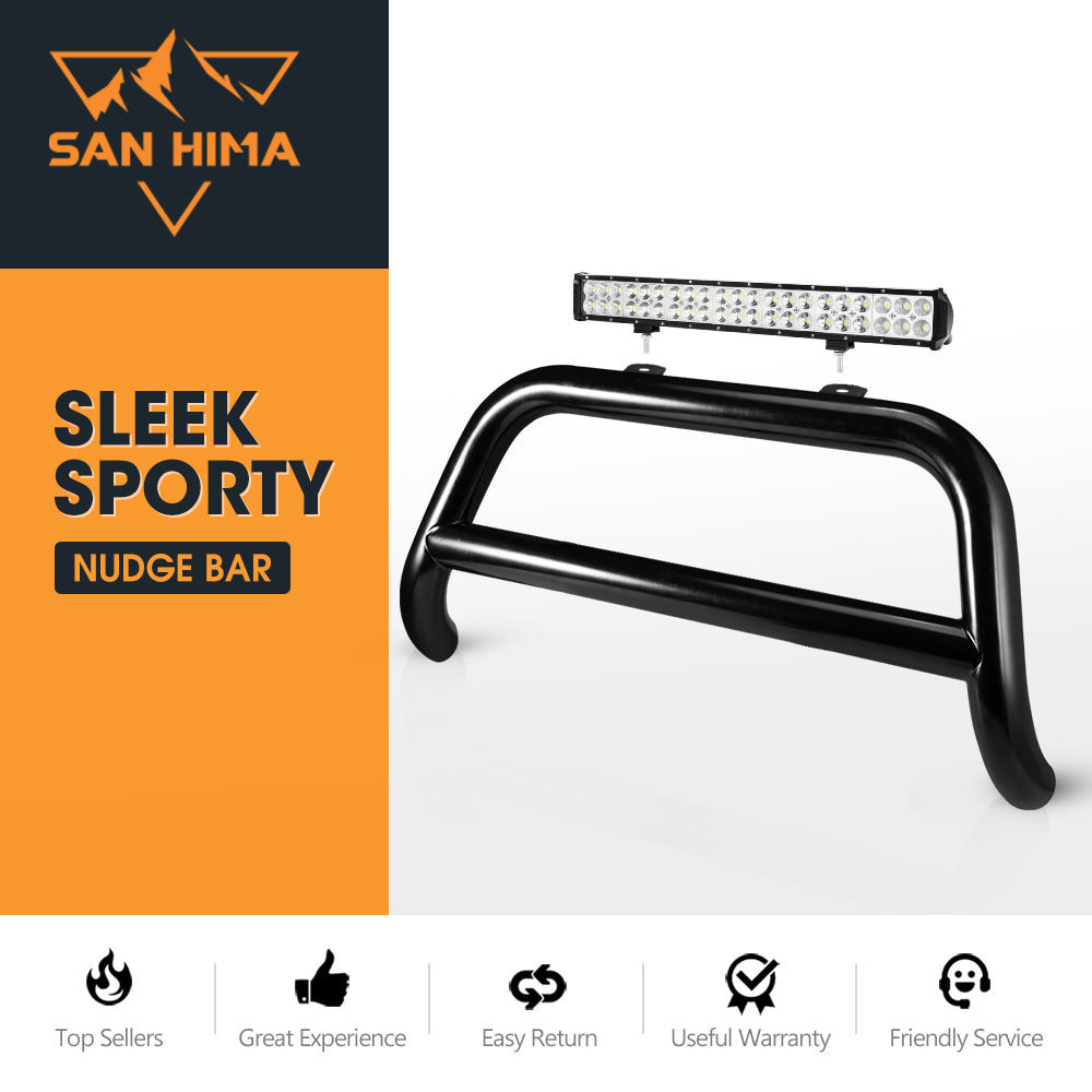 SAN HIMA Steel Nudge Bar for Ford Ranger 2012-2018 + Light Bar