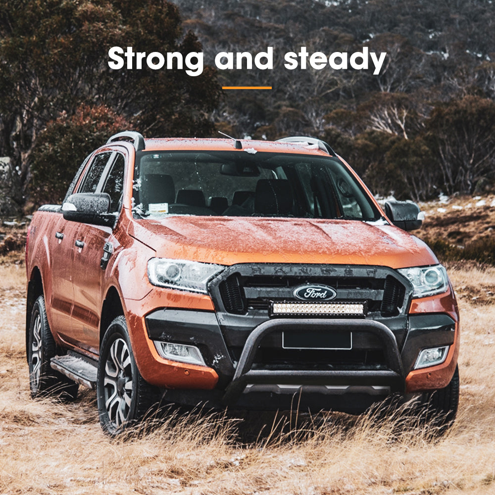 SAN HIMA Steel Nudge Bar for Ford Ranger 2012-2018 + Light Bar