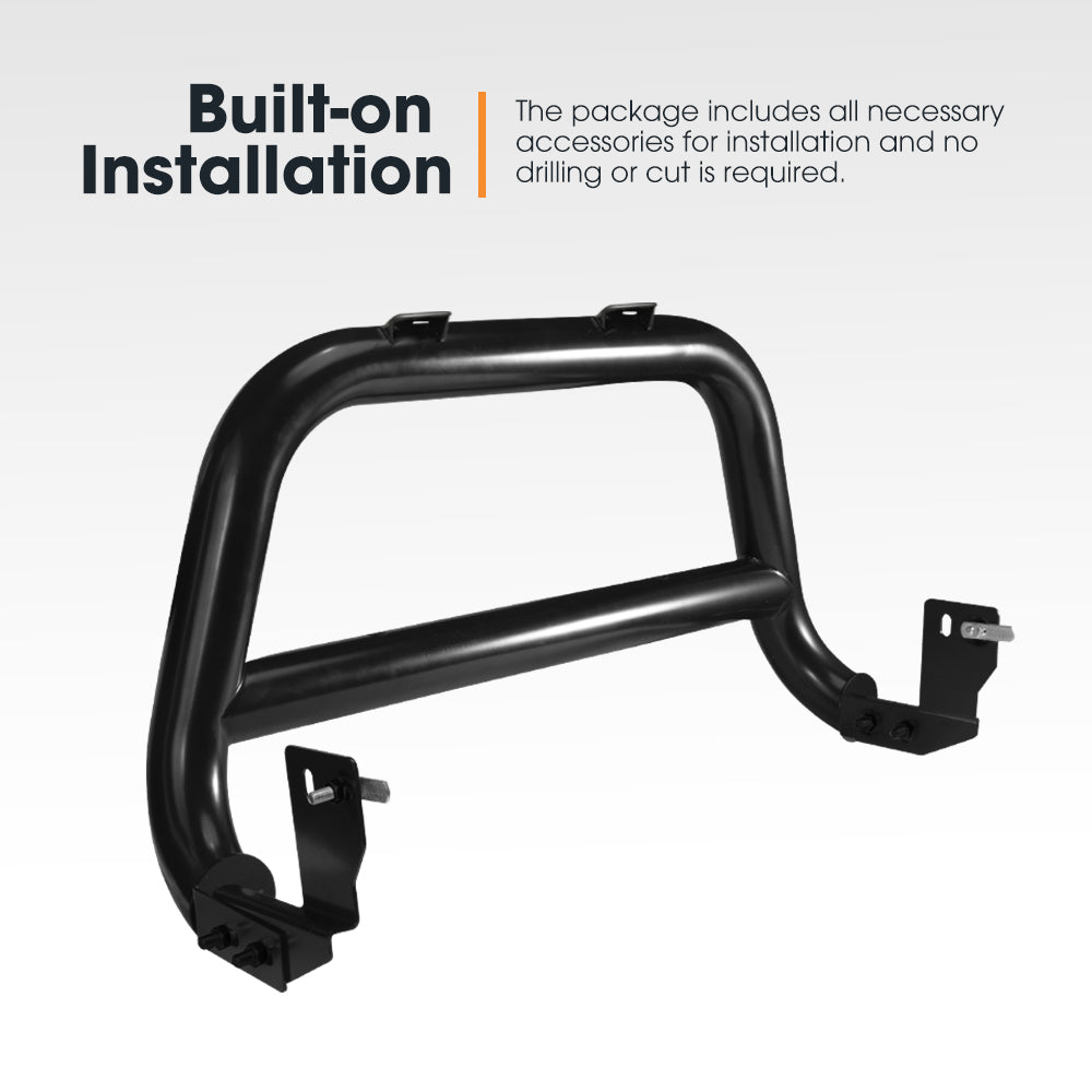 SAN HIMA Nudge Bar Grille Guard for Mitsubishi Triton MQ OEM 2015-2020+20" LED Light Bar