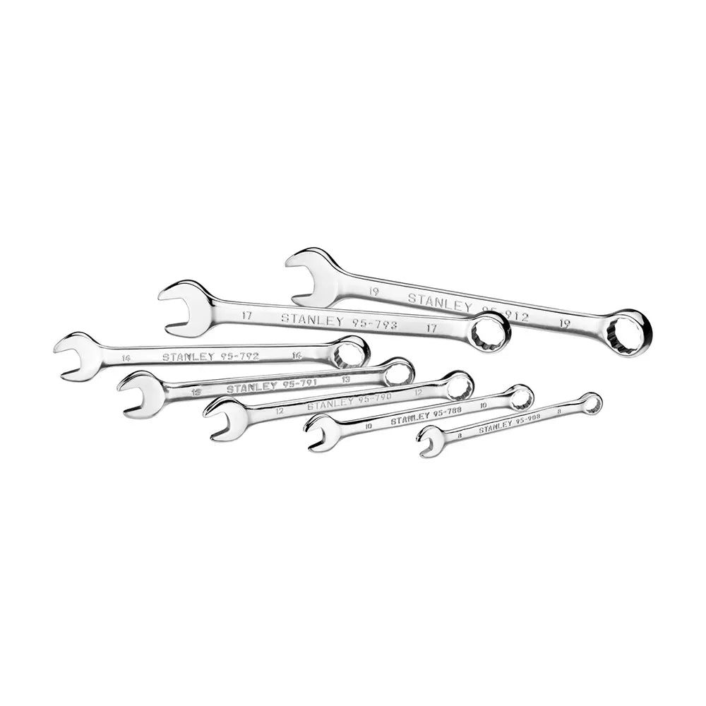 Stanley 7 Piece Metric ROE Spanner Set with Plastic Holder