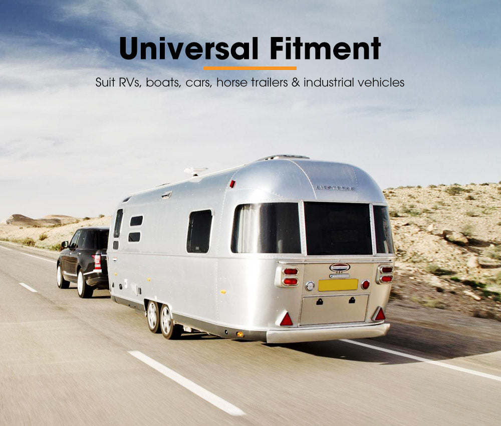 SAN HIMA Adjustable Towbar Tow Bar Ball Mount 2" Hitch Towing Trailer 4WD Car 6000lbs