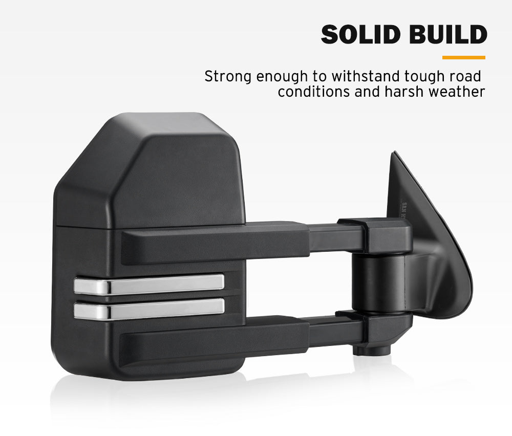 SAN HIMA Extendable Towing Mirrors for Mitsubishi Triton MQ/MR 2015 - ON