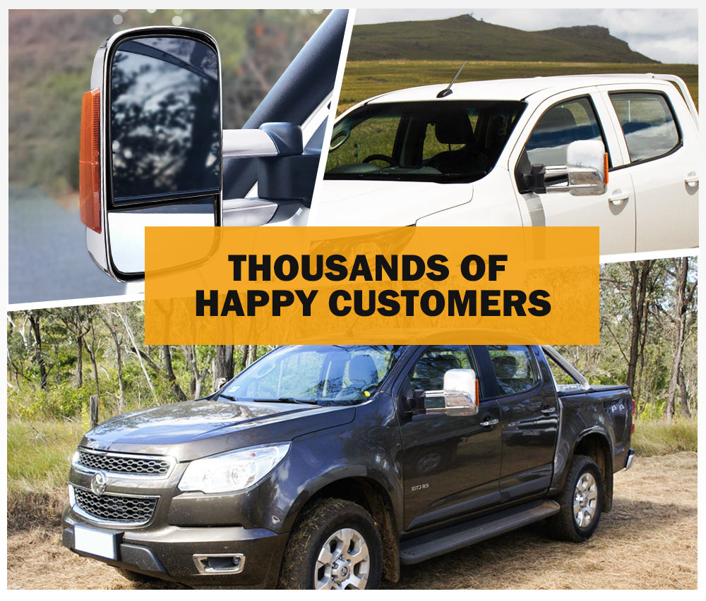 SAN HIMA Chrome Towing Mirrors for Holden Colorado RG MY2013-MY2020