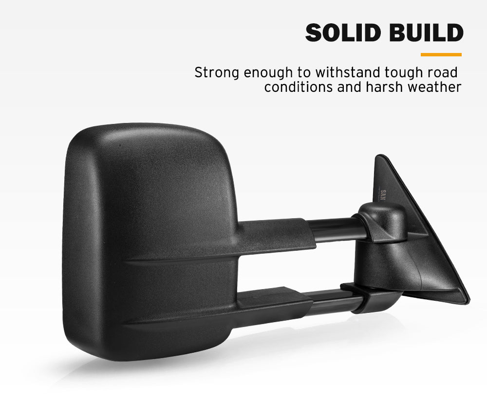 SAN HIMA Pair Extendable Towing Mirrors For Toyota Landcruiser 100 1998-2007