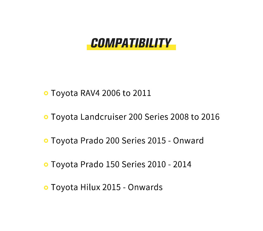 LIGHTFOX Push Switch Reverse Lights for TOYOTA Prado Hilux Landcruiser