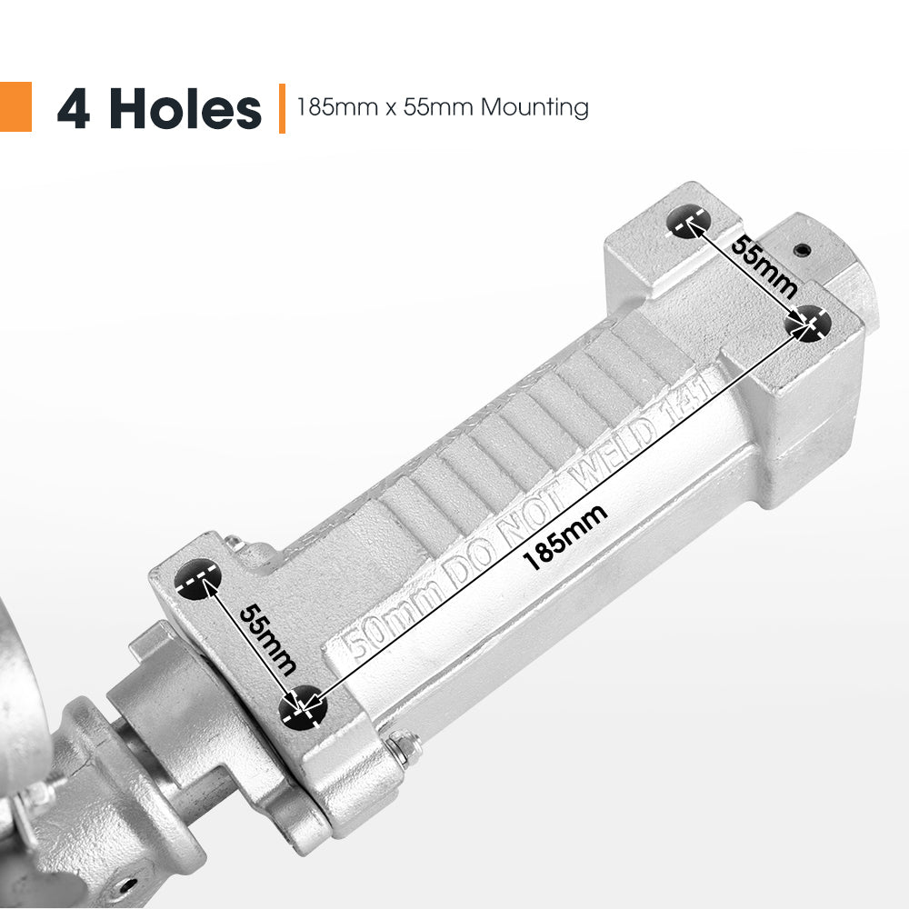 50mm Ball Mechanical Override Brake Trailer Coupling Kit 2000Kg