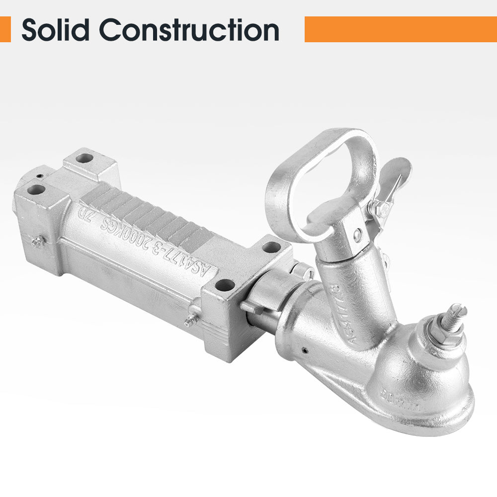 50mm Ball Mechanical Override Brake Trailer Coupling Kit 2000Kg