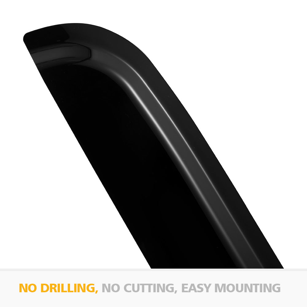 FIERYRED Weather Shield Window Visor For Mitsubishi Triton MQ 2015-2019