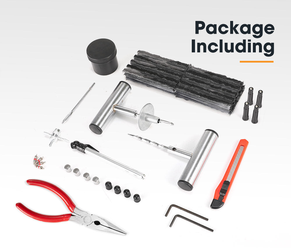 SAN HIMA 56PCS Tyre Puncture Repair Recovery Kit