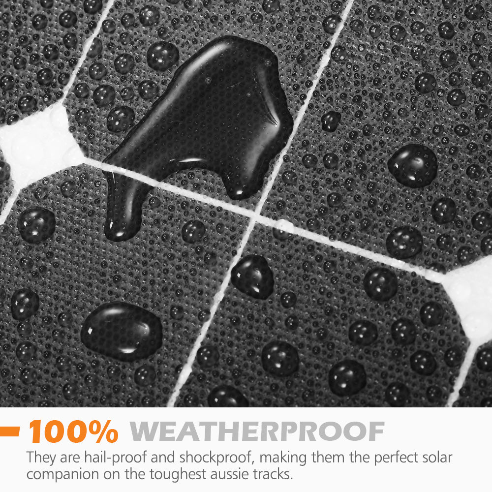 ATEM POWER 2x 12V 200W Flexible Solar Panel Kit Panels Generator Power Charging Caravan Boat