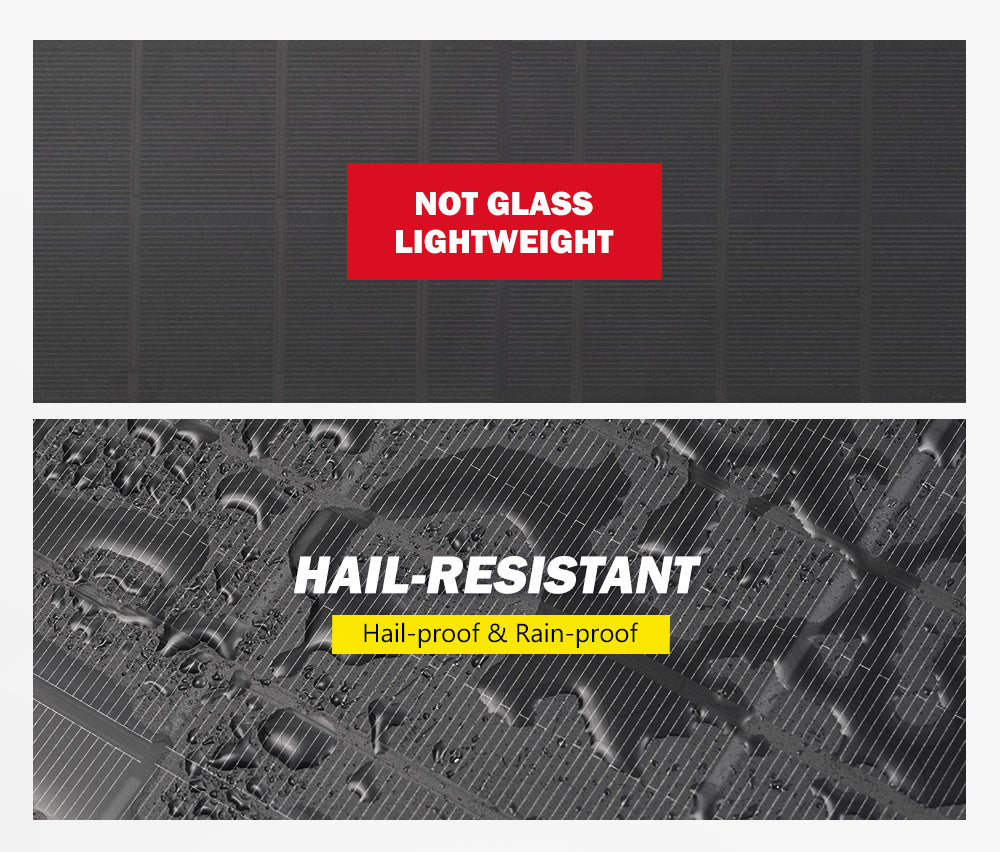 ATEM POWER 12V 250W Folding Solar Panel Blanket Kit 12V Battery Charging Regulator