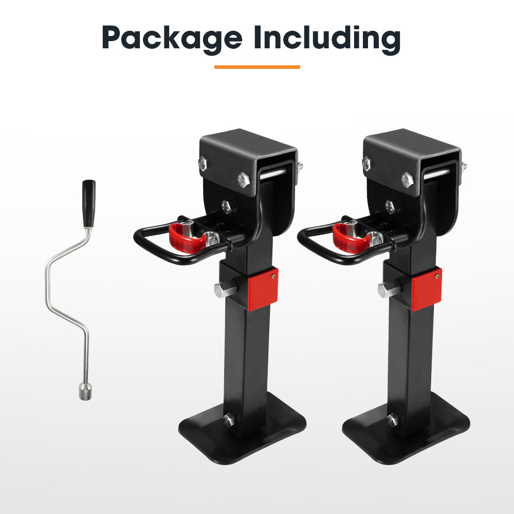 San Hima Drop Down Corner Legs 400MM- 740MM Caravan Stabilizer 1200LBS/1500LBS