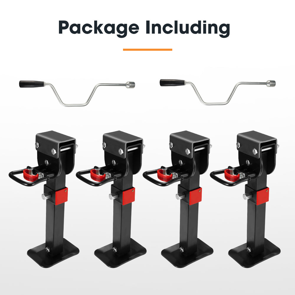 San Hima Drop Down Corner Legs 400MM- 740MM Caravan Stabilizer 1200LBS/1500LBS