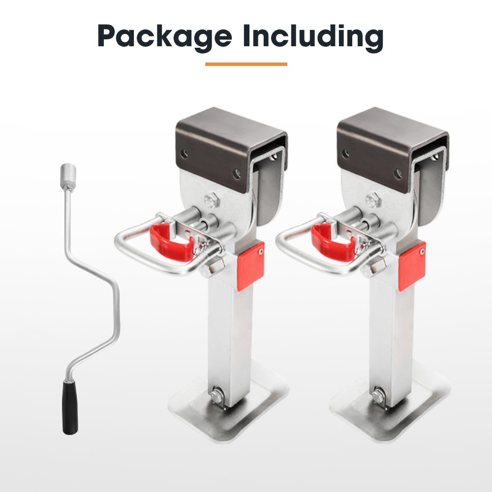 San Hima Drop Down Corner Legs 400MM- 740MM Caravan Stabilizer 1200LBS/1500LBS