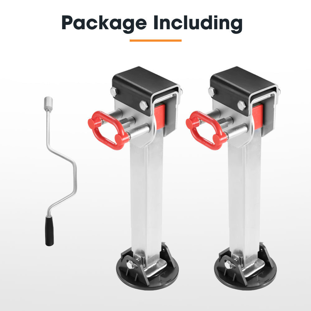 San Hima Drop Down Corner Legs 400MM- 740MM Caravan Stabilizer 1200LBS/1500LBS