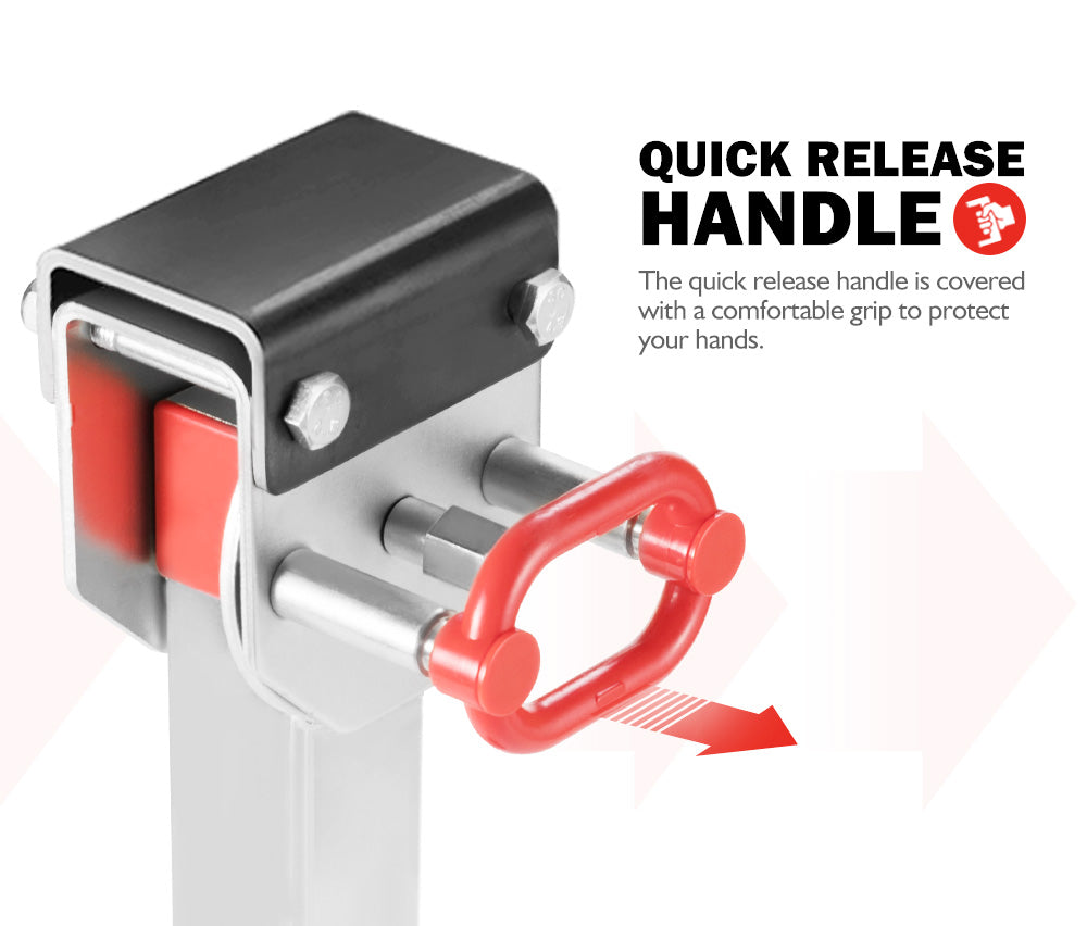 SAN HIMA 2x 590mm Drop Down Corner Steadies Stabilizer Legs Caravan Camper Trailer 1500LBS