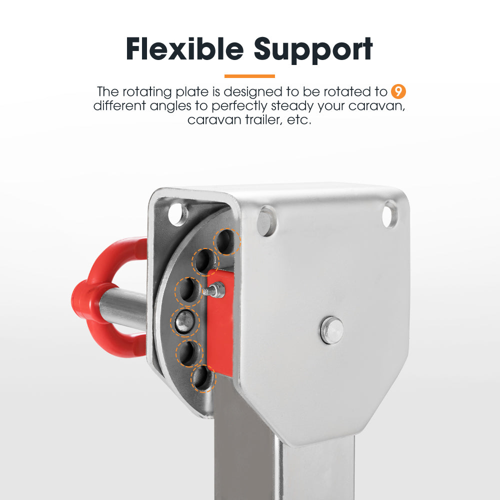 San Hima Drop Down Corner Legs 400MM- 740MM Caravan Stabilizer 1200LBS/1500LBS