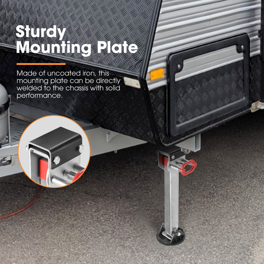 SAN HIMA 4x 590mm Drop Down Corner Steadies Stabilizer Legs Caravan Camper Trailer