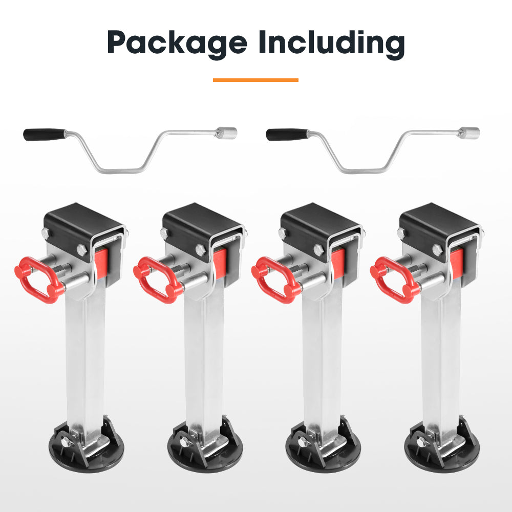 San Hima Drop Down Corner Legs 400MM- 740MM Caravan Stabilizer 1200LBS/1500LBS