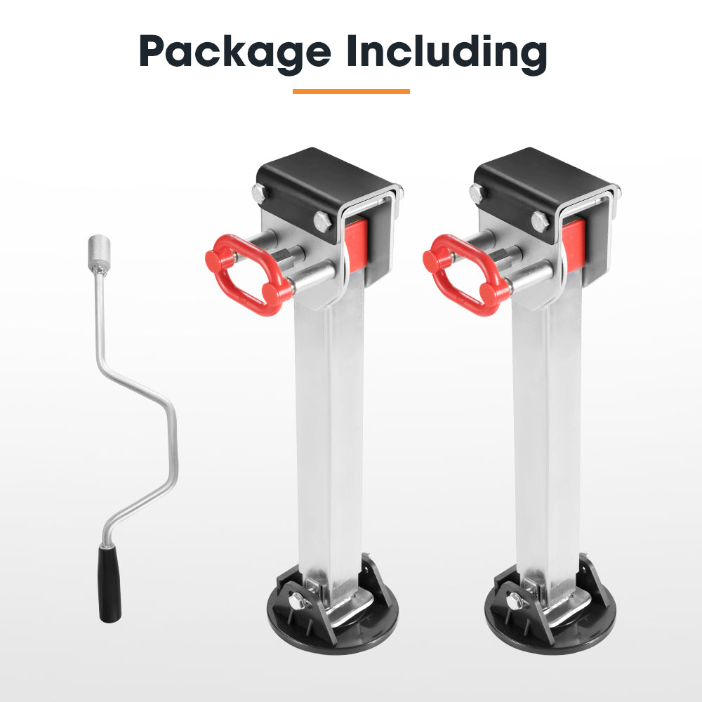 San Hima Drop Down Corner Legs 400MM- 740MM Caravan Stabilizer 1200LBS/1500LBS