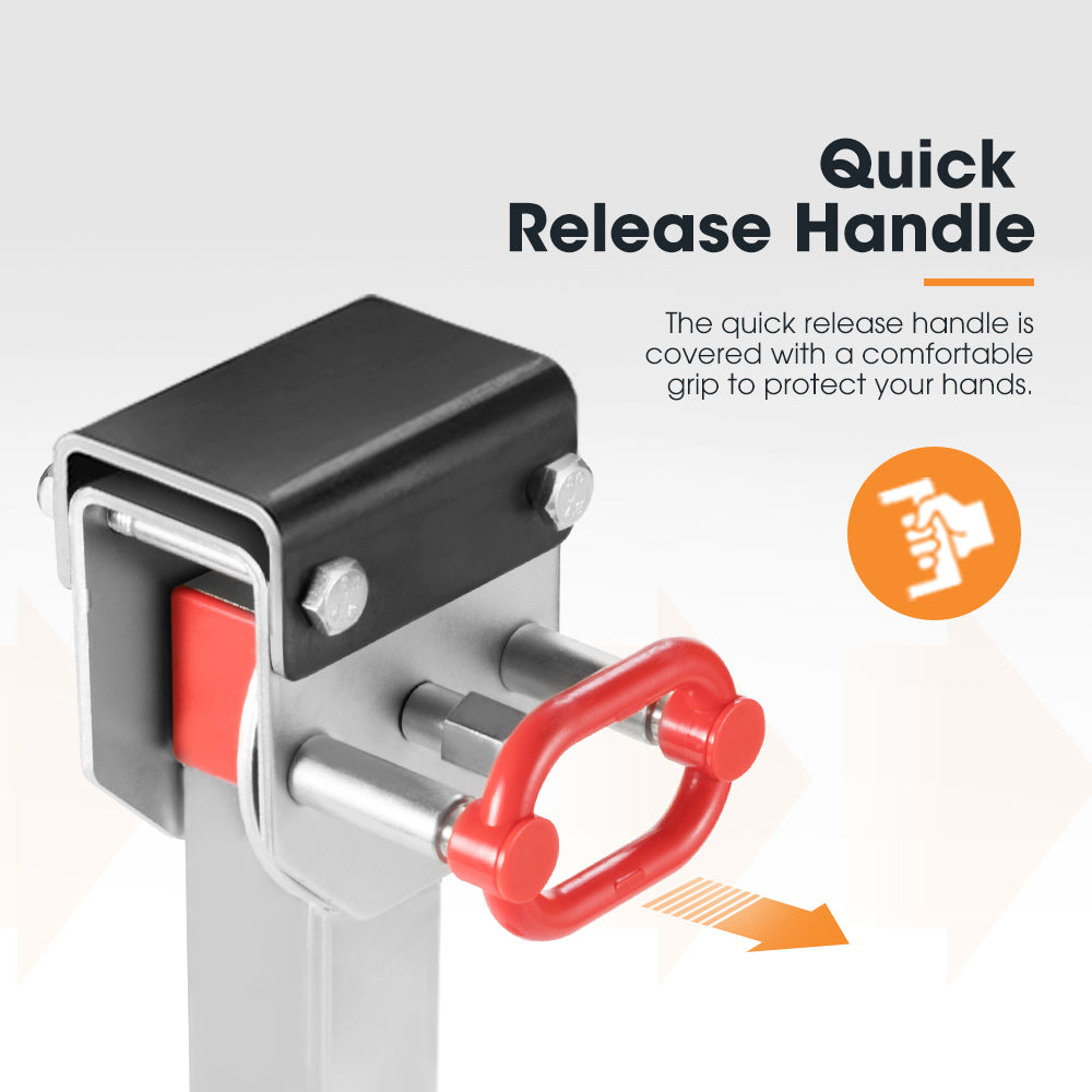 San Hima Drop Down Corner Legs 400MM- 740MM Caravan Stabilizer 1200LBS/1500LBS