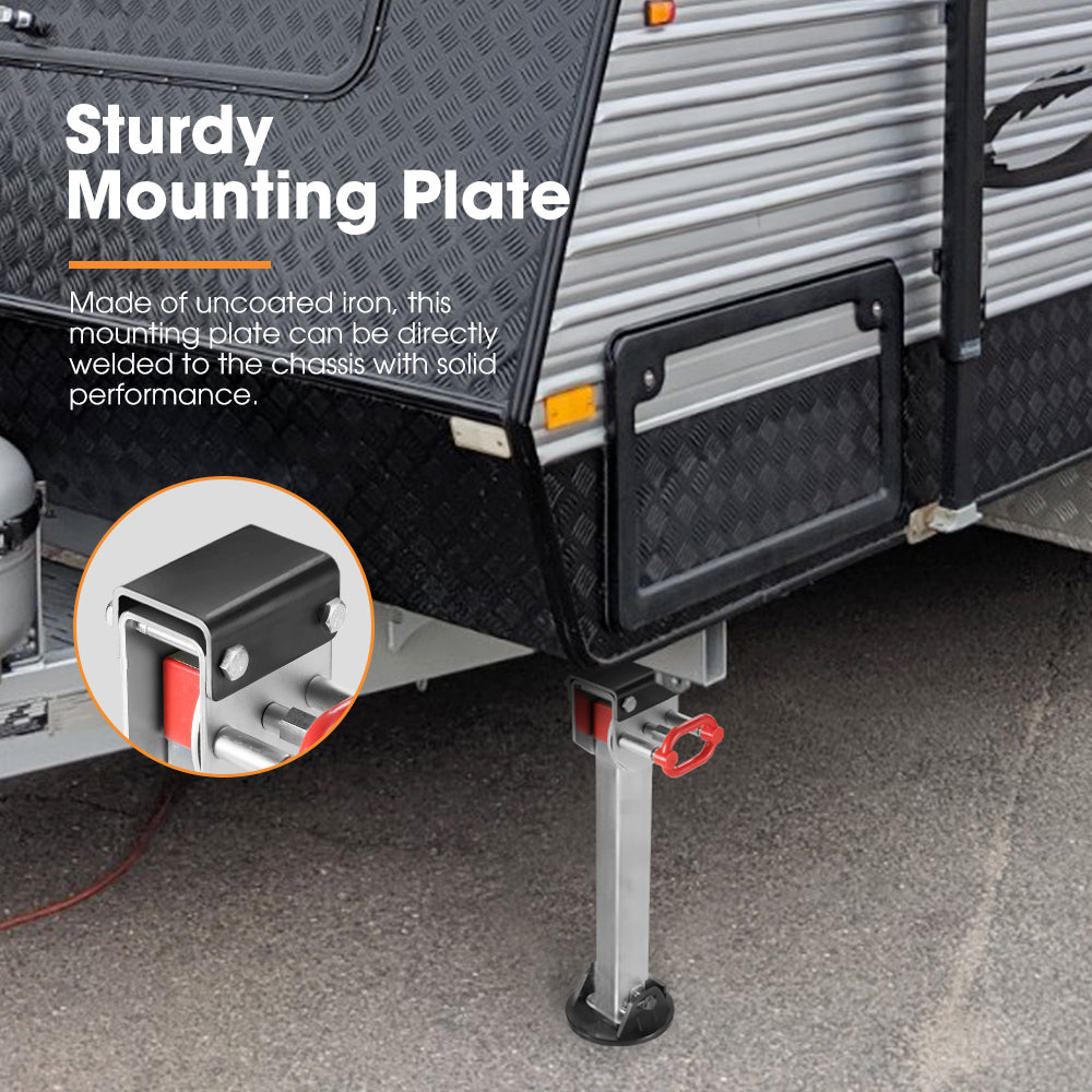 SAN HIMA 4x 740mm Drop Down Corner Steadies Stabilizer Legs Caravan Camper Trailer