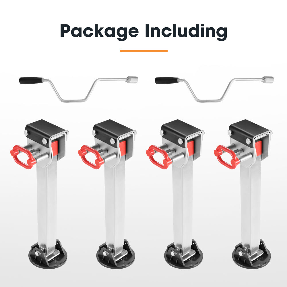 San Hima Drop Down Corner Legs 400MM- 740MM Caravan Stabilizer 1200LBS/1500LBS