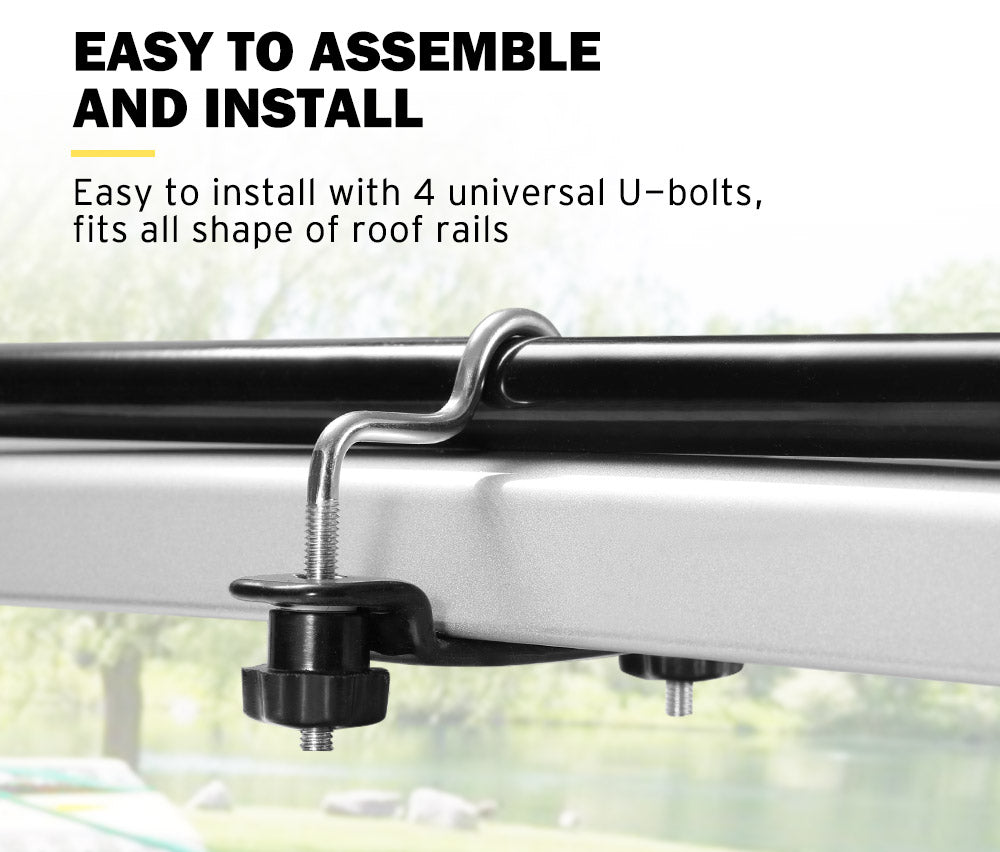 SAN HIMA Universal Steel Roof Rack Basket